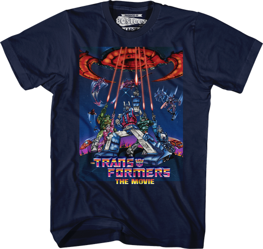 1986 Movie Poster Transformers T-Shirt